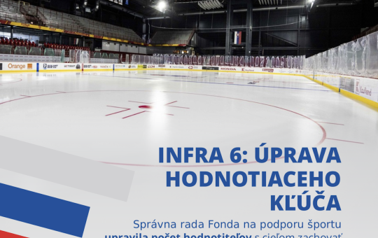 INFRA 6: úprava počtu hodnotiteľov