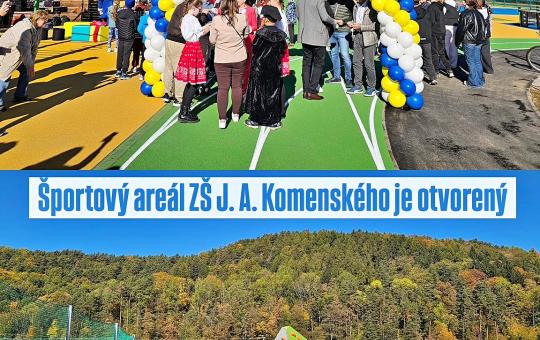 Zrekonštruovaný športový areál pri ZŠ J. A. Komenského v Púchove. FOTO MESTO PÚCHOV