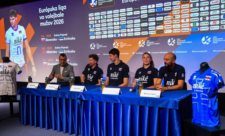Tlačová konferencia pred EL 2026. FOTO JÁN SÚKUP