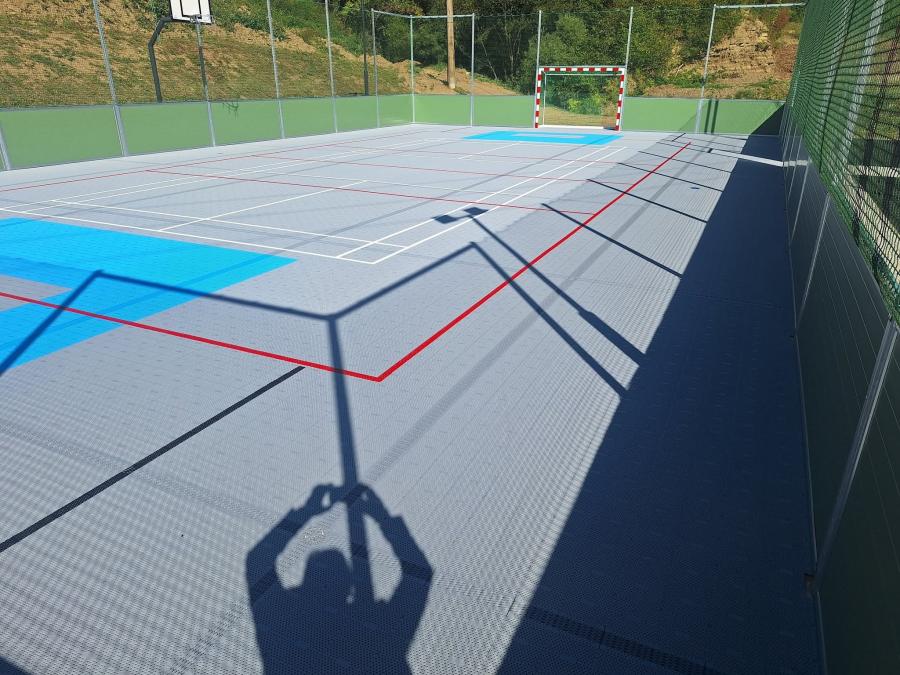 Nový športový areál v obci Chlebnice. FOTO OBEC CHLEBNICE