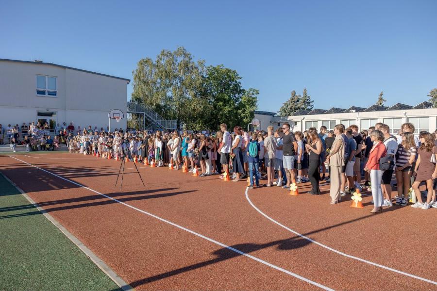 Nová telocvičňa a zmodernizovaný športový areál v Slovenskom Grobe. FOTO OBEC SLOVENSKÝ GROB