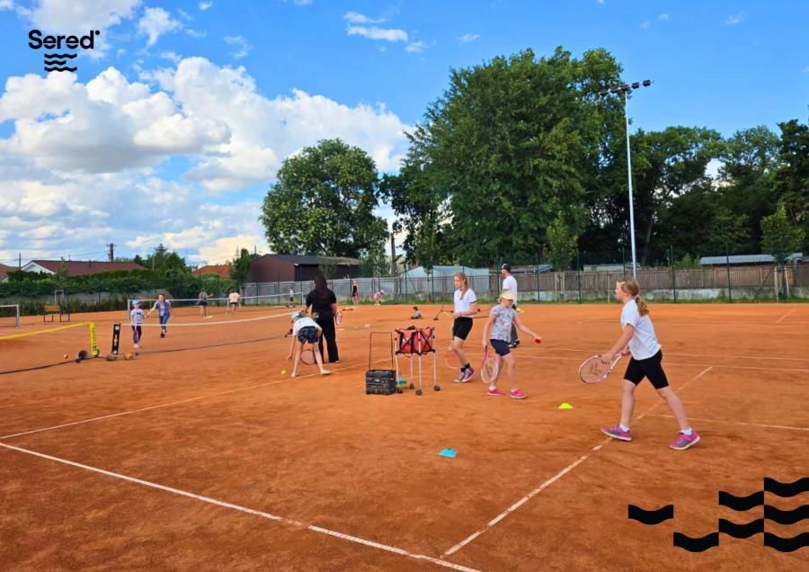 Nový tenisový areál v Seredi. FOTO MESTO SEREĎ