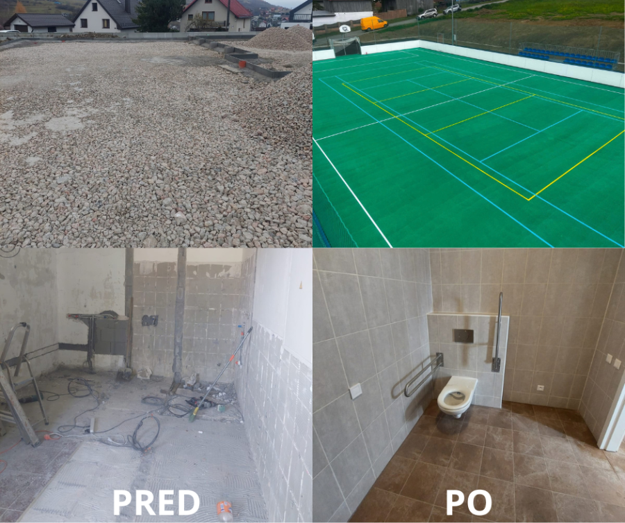 Nový Areál športu v obci Lendak. FOTO OBEC LENDAK