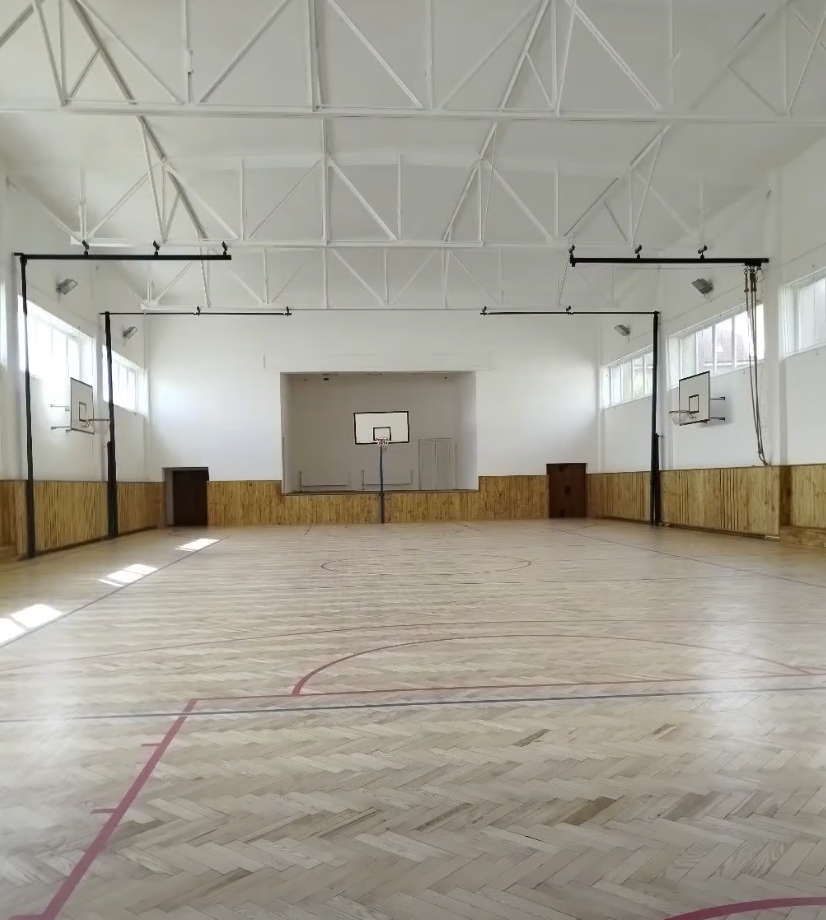 Obnovená telocvičňa v obci Častá. FOTO OBEC ČASTÁ